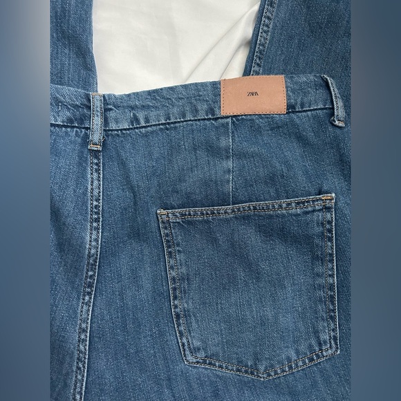 Zara | front pleat wide leg jeans - Picture 8 of 15